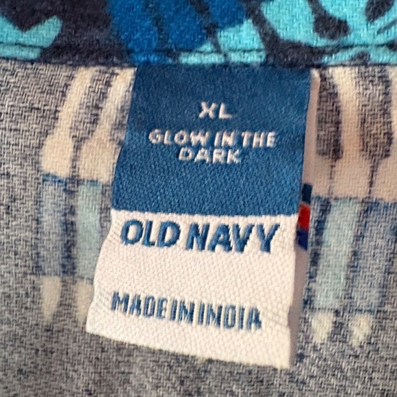 Women's Happy Hanukkah Glow In The Dark Short Sleeve Pajama/Shirt Top XL w tag - Picture 3 of 6